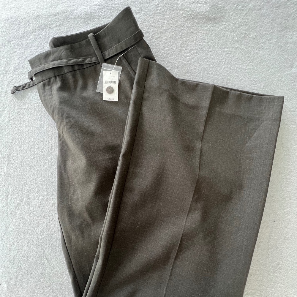 Gap The Trouser Pant with built in belt NWT